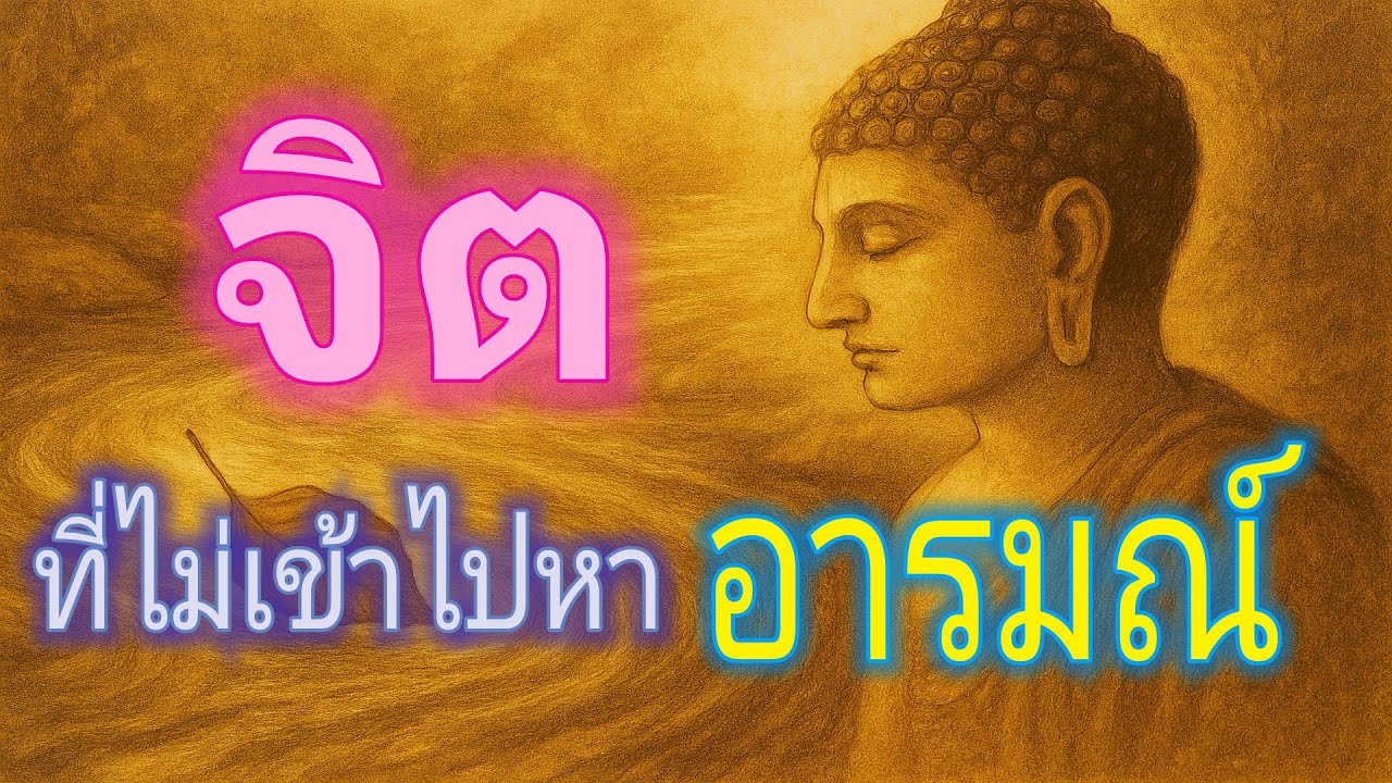 จิต ที่ไม่เข้าไปหาอารมณ์ | จัด 