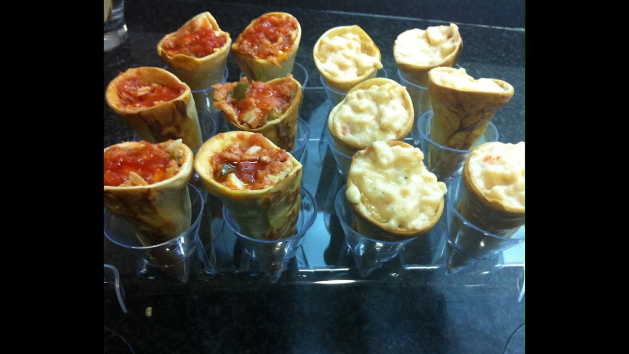 Conos de marisco y de pisto