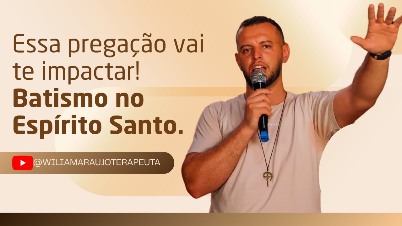 Pregação impactante / Batismo no Espírito Santo / Experiência de Oração/ RCC / Wiliam Araujo