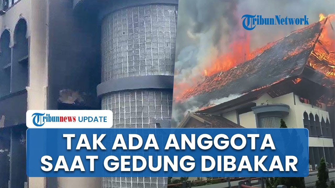 Massa Bakar Gedung DPRD NTB saat Demo Solidaritas Affan, Anggota Parlemen Dipastikan Tak Masuk