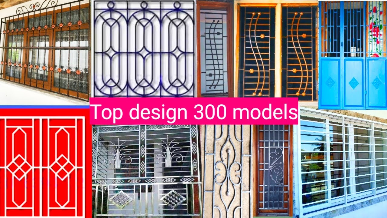 Top windows grill design for home / steel grill design ss window design / ms grill design