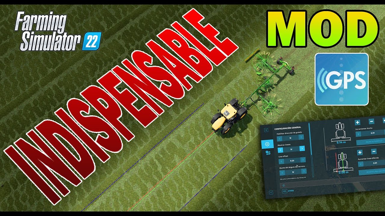 FARMING SIMULATOR 22 | MOD GPS | ¡¡Ya no podrás jugar sin este mod!! INDISPENSABLE