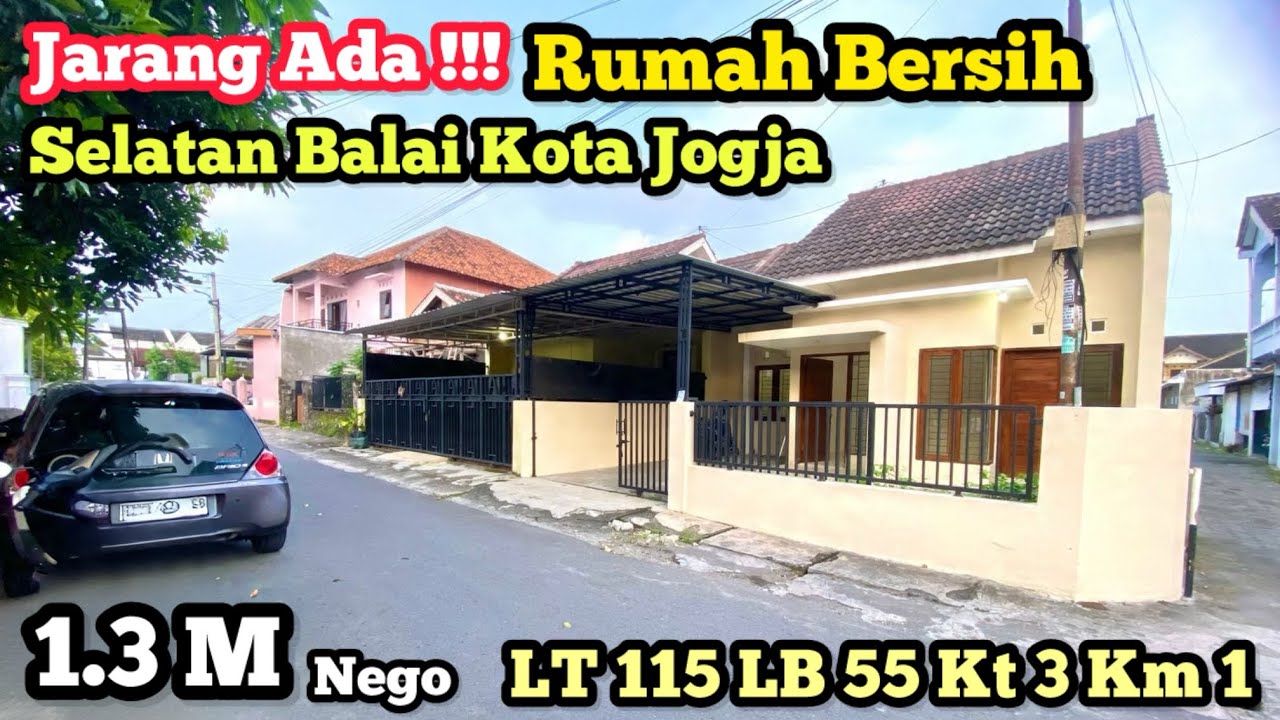 Jarang Ada !!! Rumah Pinggir Aspal di Warungboto Umbulharjo Kota Jogja 