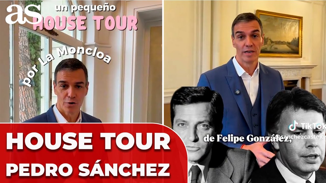 El 'House tour' de la MONCLOA con PEDRO SÁNCHEZ como guía