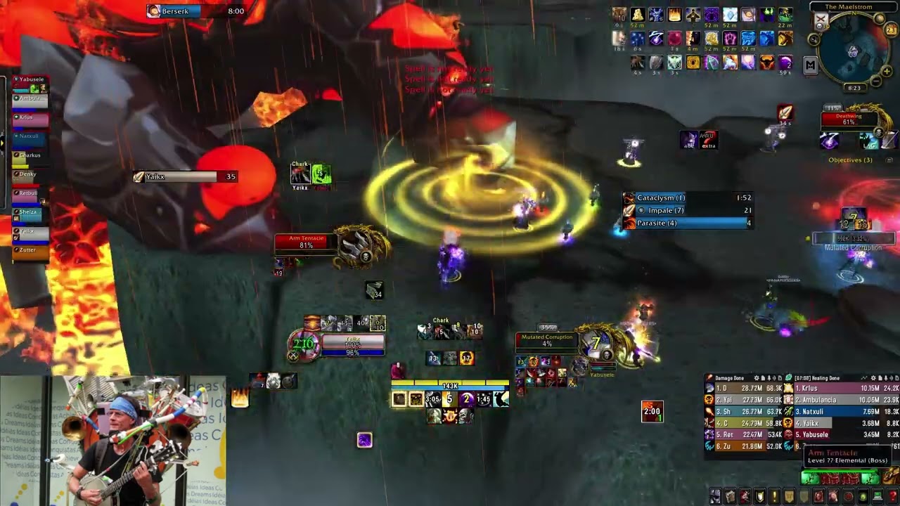 ♿ CATACLYSM - Madness of Deathwing ♿ | SHADOW PRIEST POV | MANDOKIR - EU | [ PANAPUGGERS ]