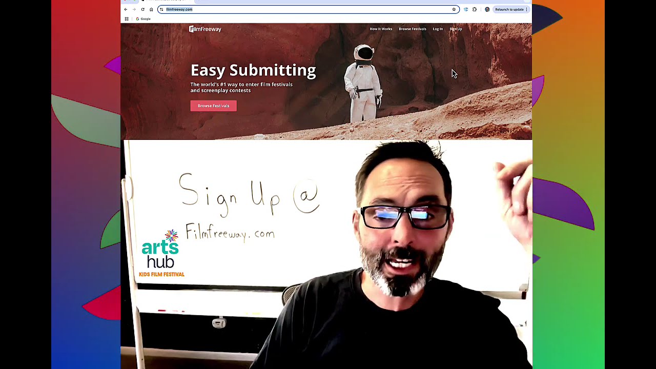 Film Freeway Signup - Tutorial 01