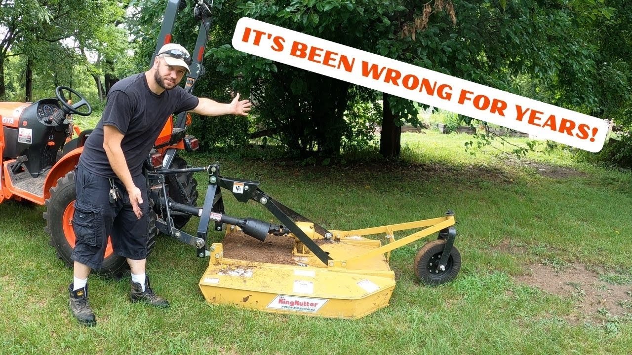 ЭТО БЫЛО НЕ ТАК УЖЕ ДВА ГОДА! ЧИНЮ 4-ФУТОВЫЙ РОТОРНЫЙ КУСТОРЕЗАТЕЛЬ KING KUTTER ДЛЯ МОЕГО KUBOTA ...