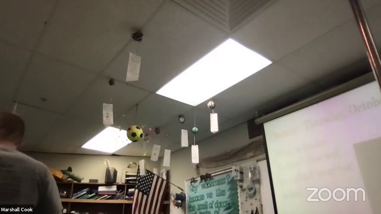 Marshall Cook's Zoom Meeting