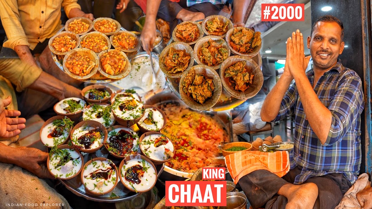 2000 People Eat Everyday | Kashi Chaat | The Real Chaat King Of India | Tamatar Chaat | Street Food