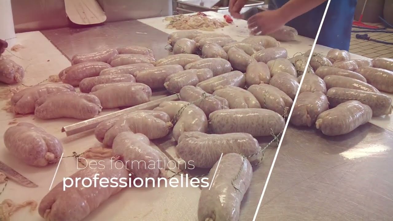 Visite de l'atelier salaison de l'Enilv