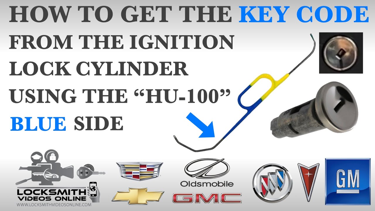 How To Get The Key Code From The Ignition Lock For General Motors GM Vehicles Using Accureader BLUE