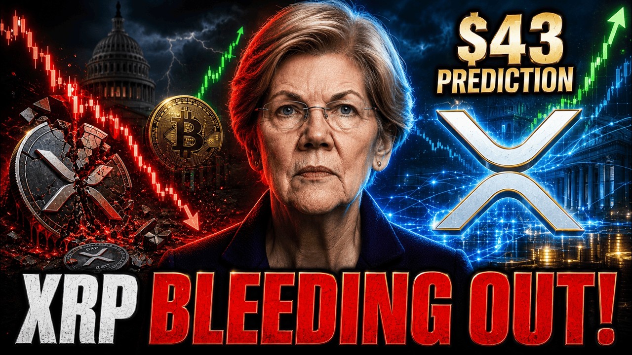 XRP BLEEDING OUT AS BTC RISES WHY? - $43 XRP PREDICTION EVEN AS PRICE DROPS!