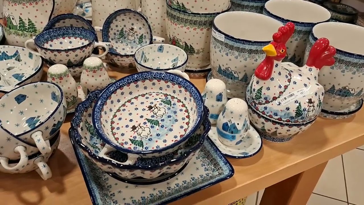 BOLESŁAWIEC - CERAMICZNE CUDEŃKA -  CERAMIKA BOLESŁAWIECKA  CZĘŚĆ 1