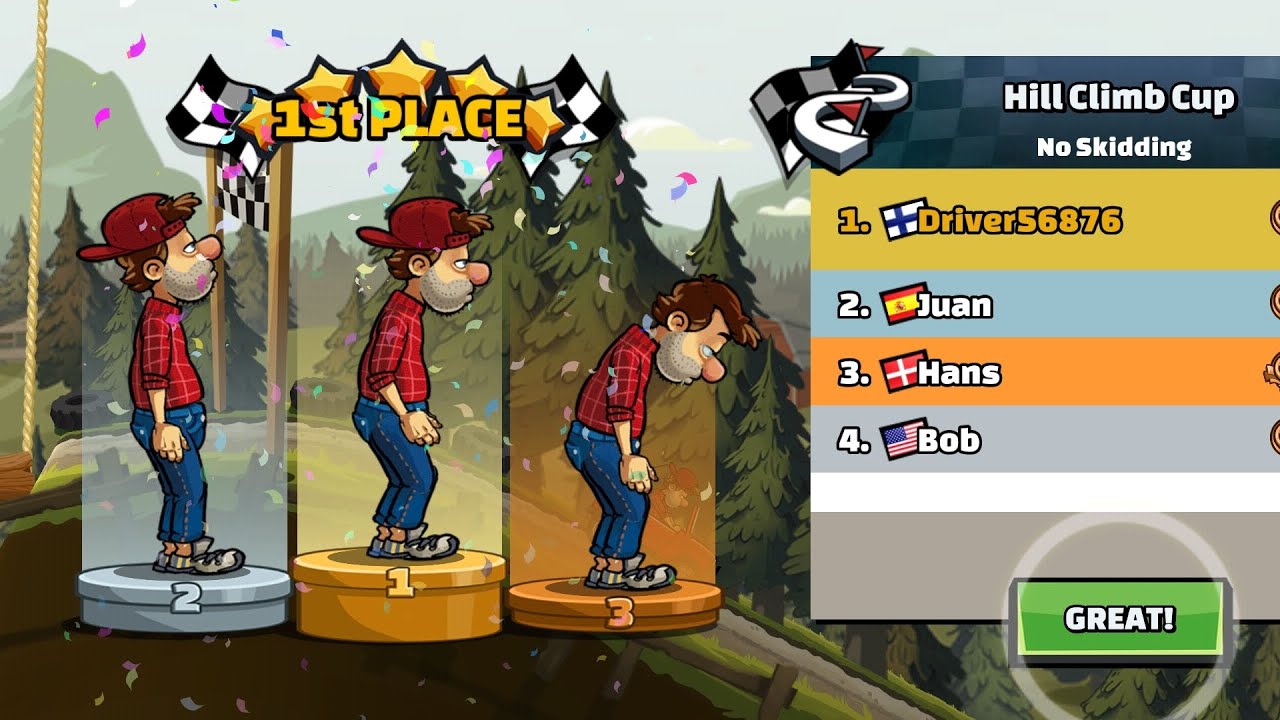 (Osa2) HIll CLIMB RACING 2     easy multiple win.  