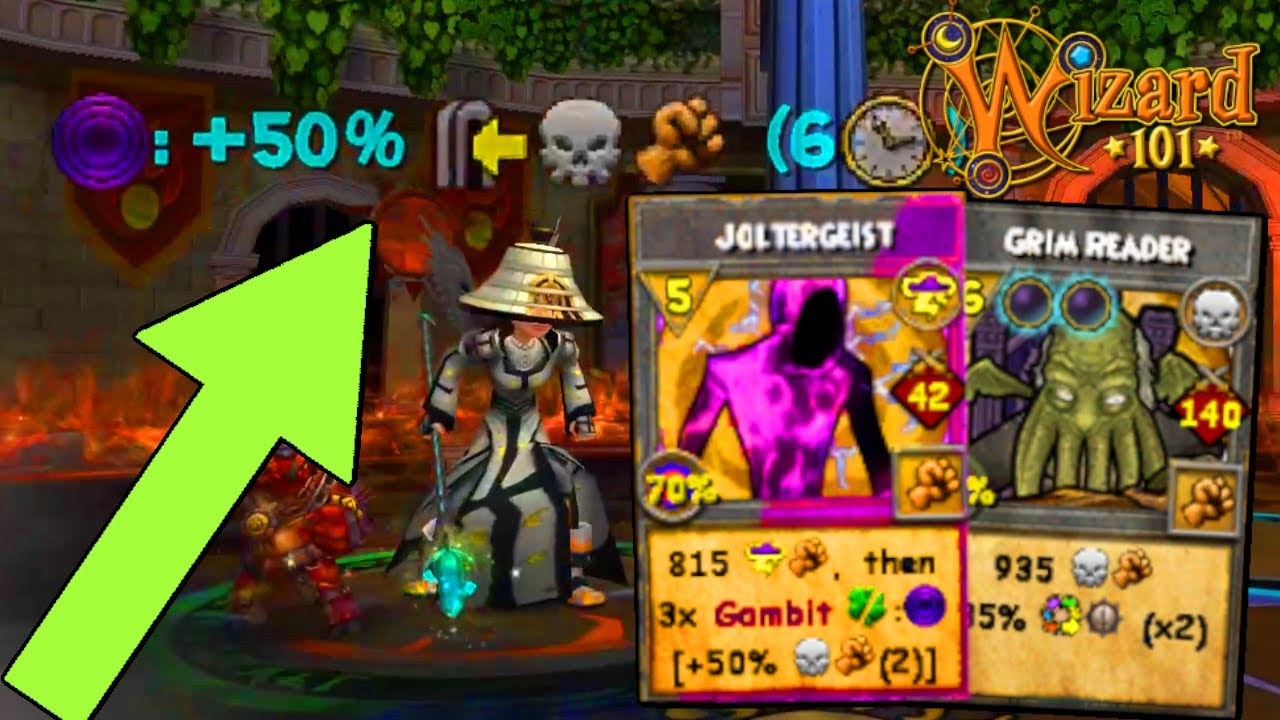 Wizard101 Level 170 Death PvP: *NEW* HIGHEST DAMAGE Death Fusion Combo!