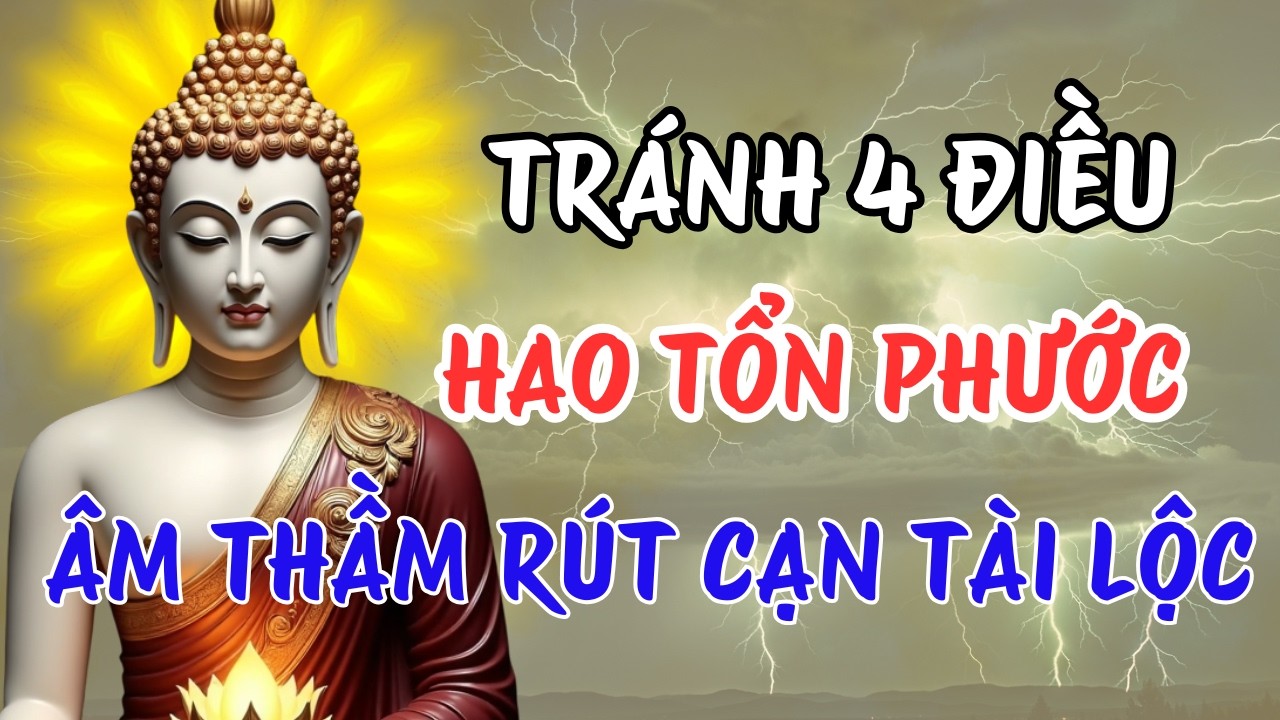 Tránh Bốn Điều Hao Tổn Tài Lộc – Lời Phật Dạy Sâu Sắc | Giữ Phước Báu Giữa Đời Vô Thường
