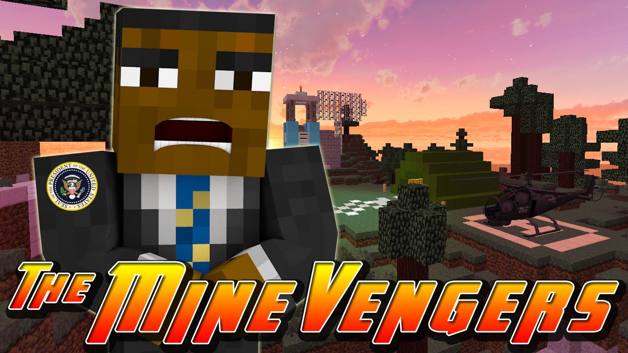 Minecraft MineVengers - SAVING THE PRESIDENT!!