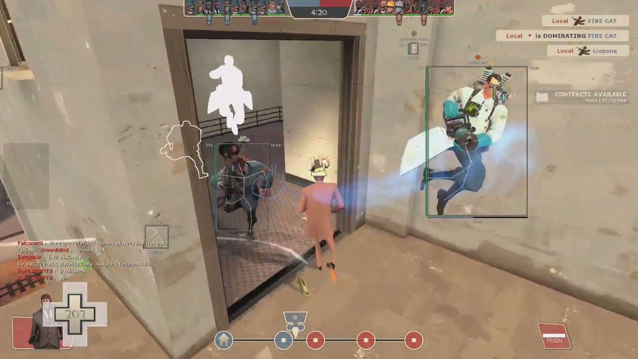 TF2 Amalgam - Fake Latency Spy.