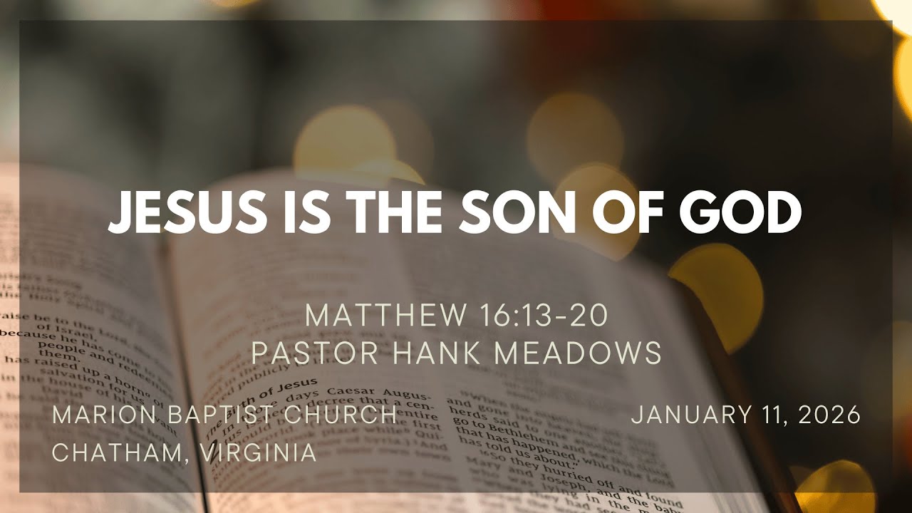 Jesus is the Son of God