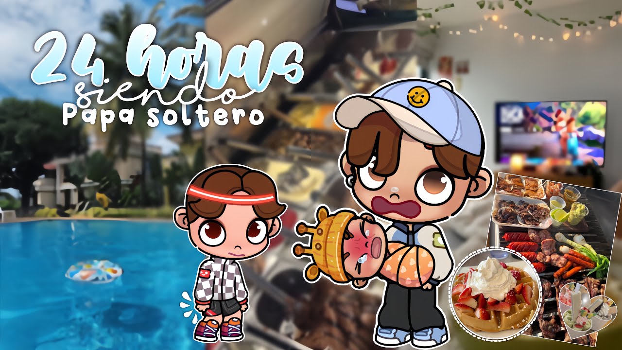 24 HORAS SIENDO PAPÁ SOLTERO 🧑🏻‍🍼😱|| Avatarworld Roleplay