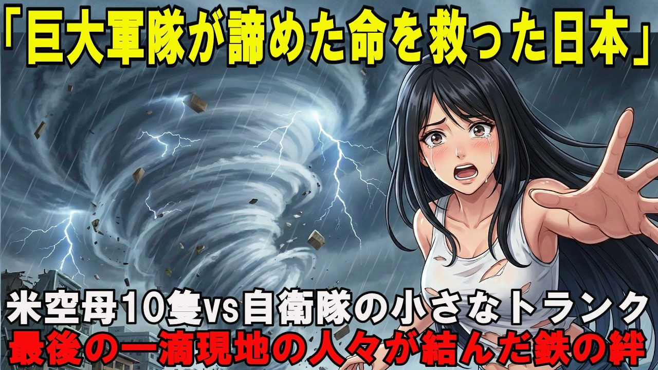 【海外の反応】「おままごと部隊だｗ」と日本の自衛隊を嘲笑った米軍記者→国連が発表した『米軍比30倍』という驚愕の給水量に世界が震えた！フィリピンを救った魔法の箱【スカッと】【アニメ】