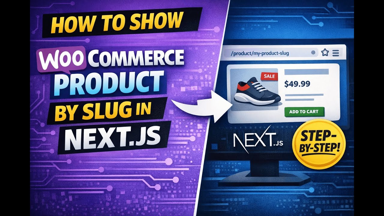 How to Show WooCommerce Product by Slug in Next js Step by Step
