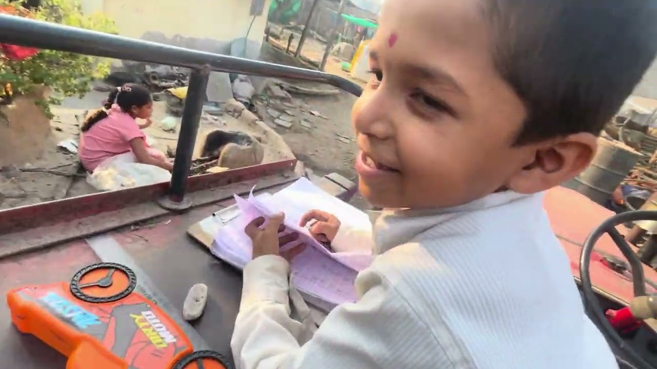 Aaj to tractor leke gaye😅