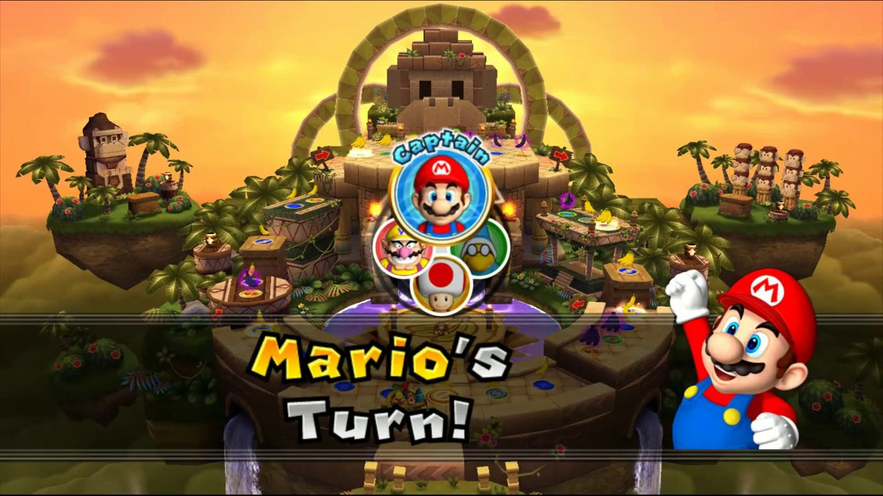 Mario Party 9 Dk's Jungle Ruins - Mario vs Wario vs Kamek vs Toad Gameplay | MARIOGAMINGHUB