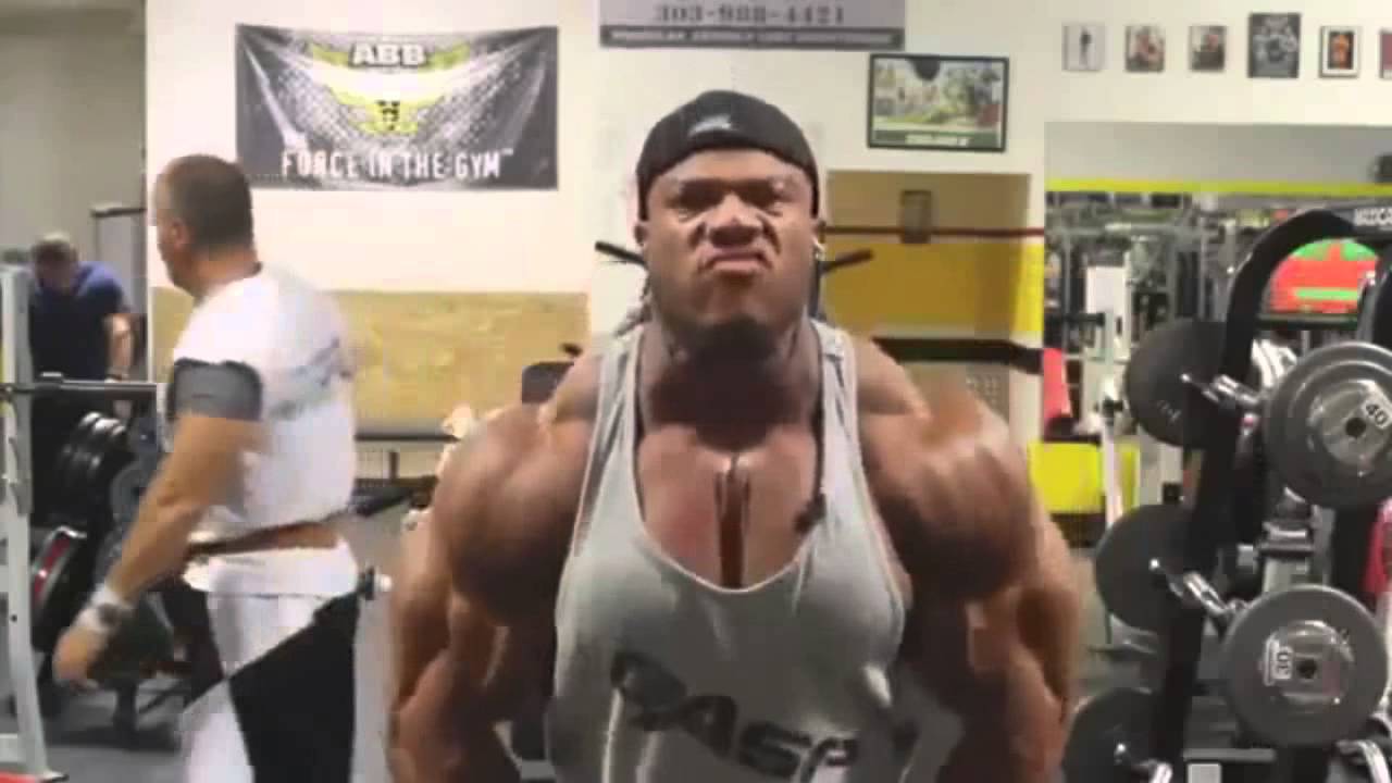 Phil Heath shoulders workout
