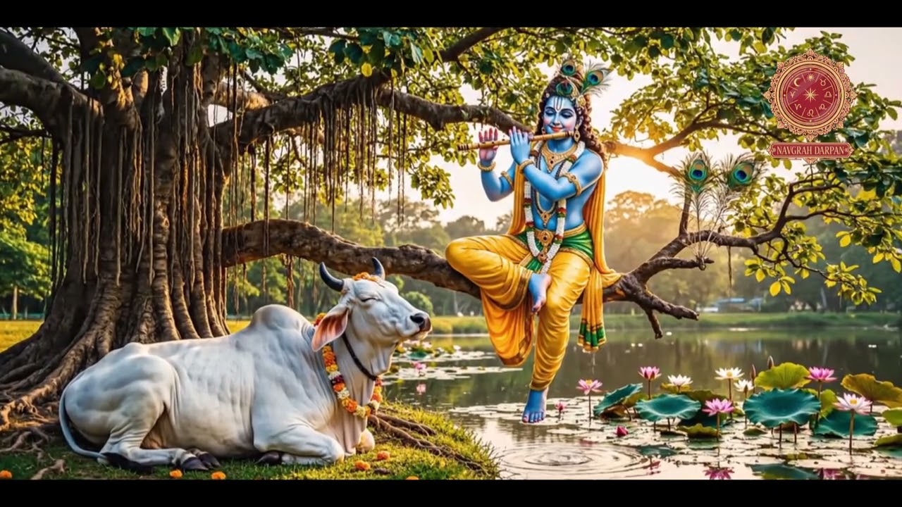 Krishna Dhun || #krishna #radhakrishna #vrindavan #bhakti #devtional #music #flute #love