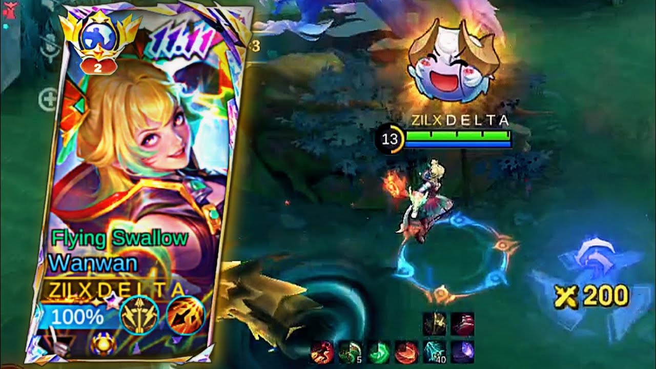 WANWAN 11.11 SKIN GAMEPLAY BUILD TERBARU 2026 | MOBILE LEGENDS 