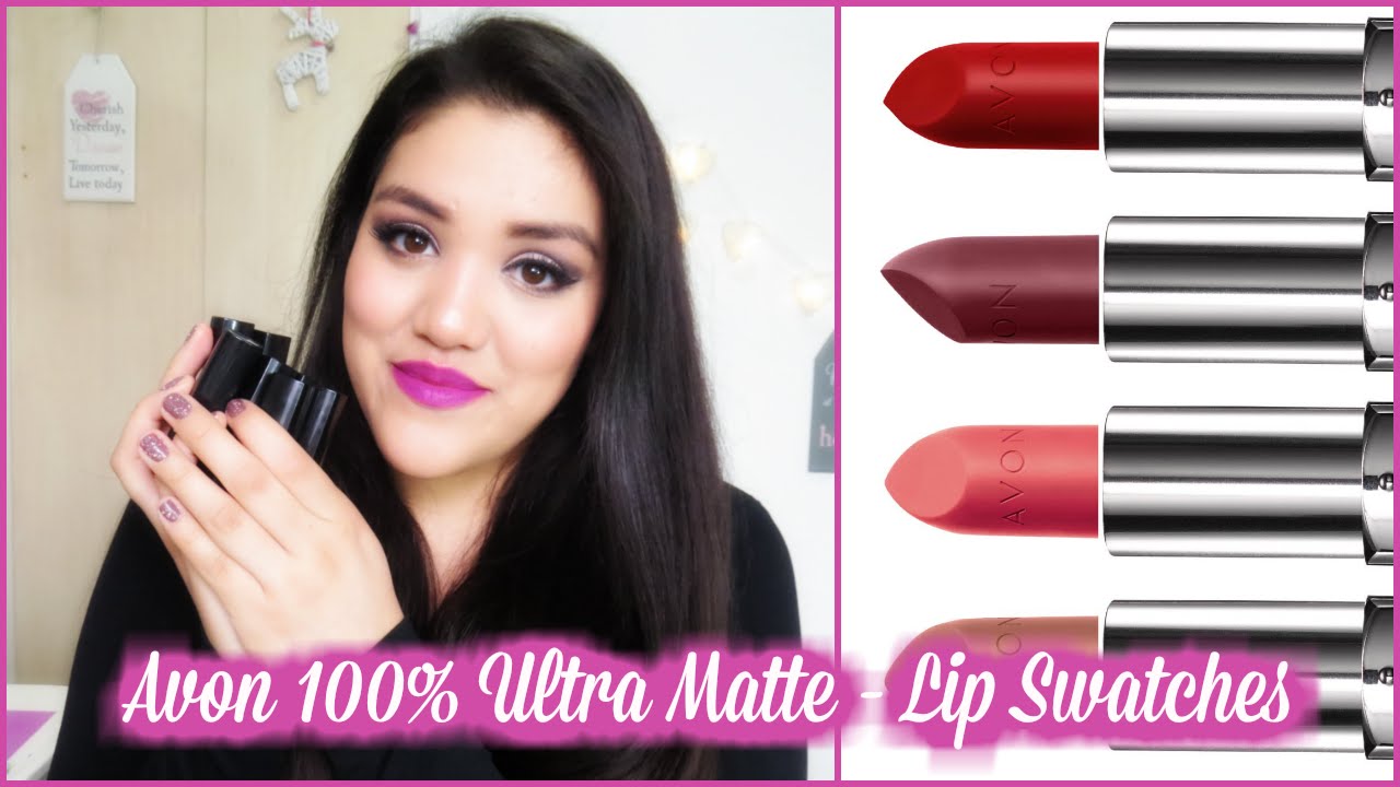 Avon 100% Ultra Matte - Lip Swatches ♥ LM