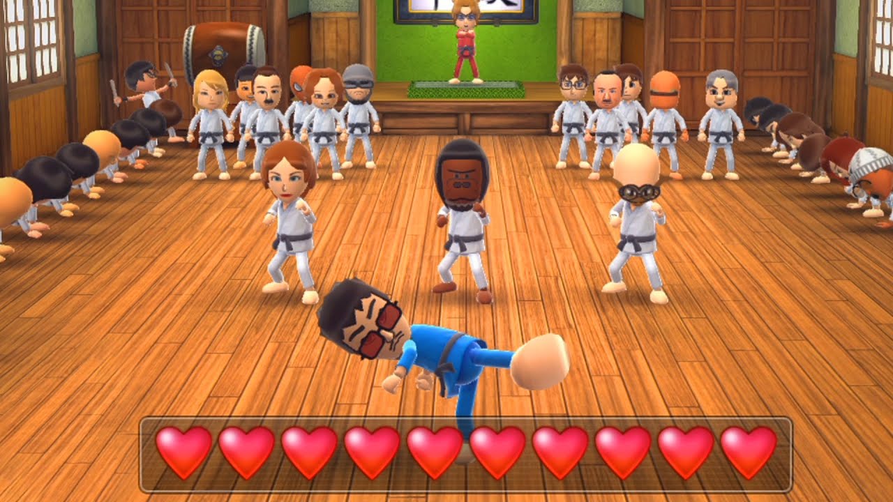 Wii Party U - Dojo Domination Play As Akira