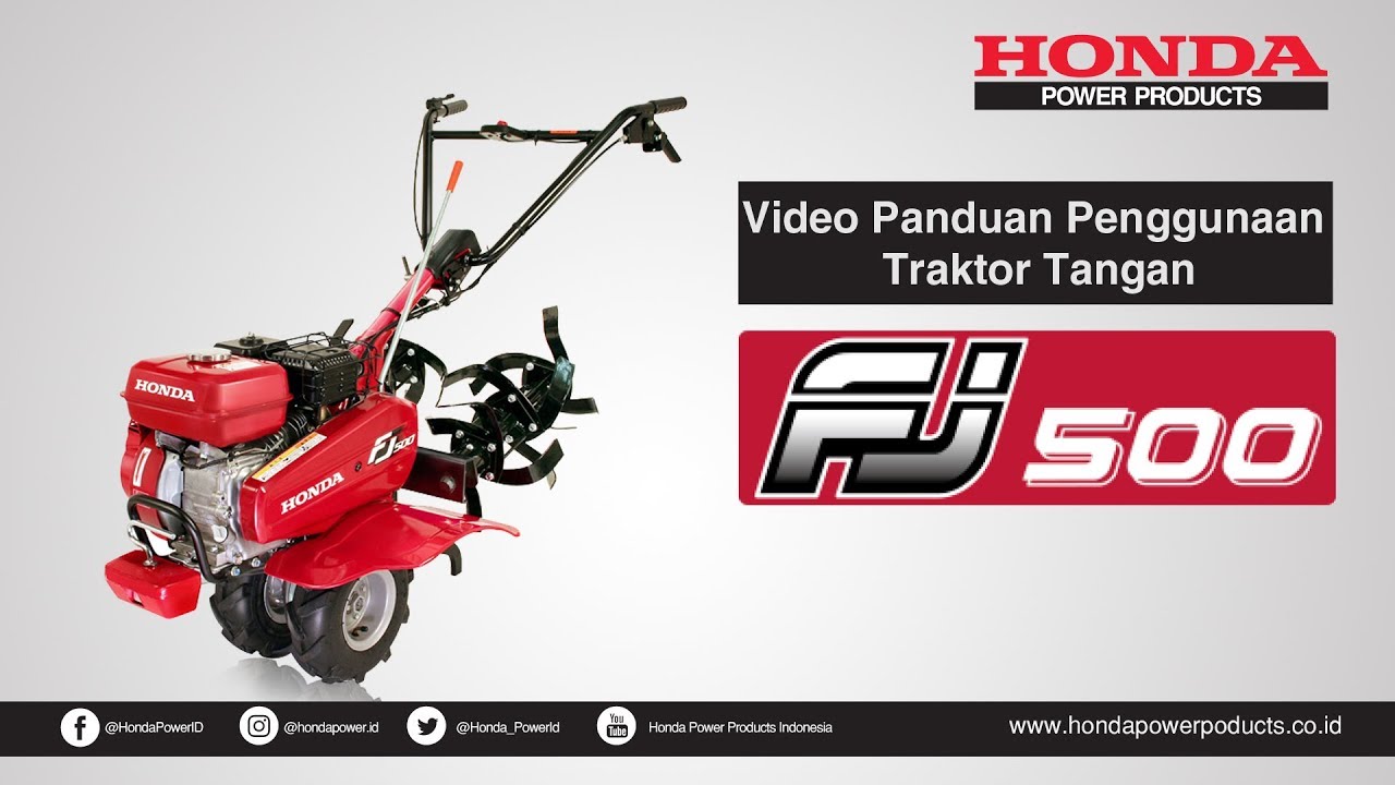 Manual Guide | Unboxing | Panduan Operasional Traktor Tangan Honda FJ500