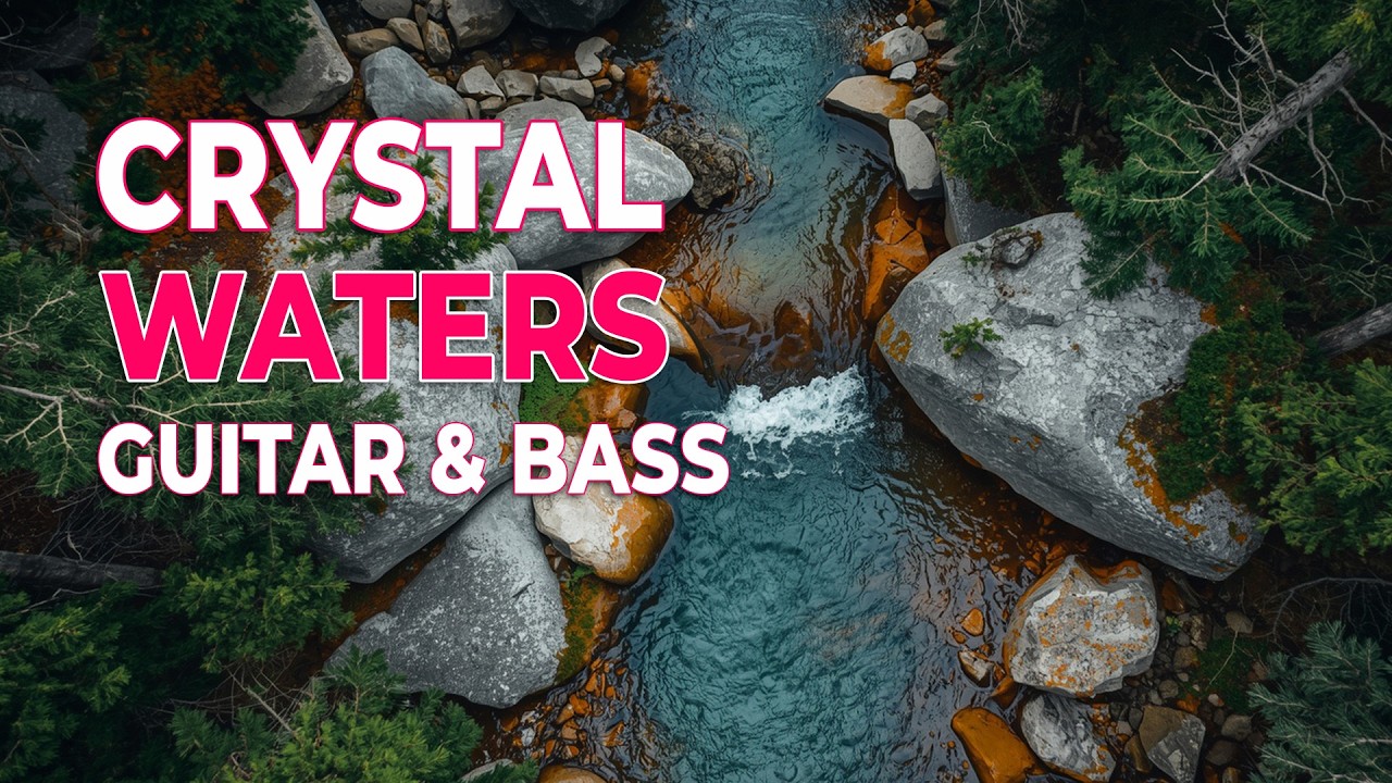 Refreshing Chill Music 🌿 Guitar & Soft Beats by the Crystal Mountain Stream