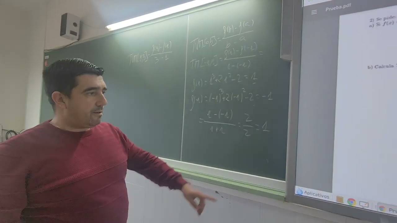 Tasa de variación media con gráficas.