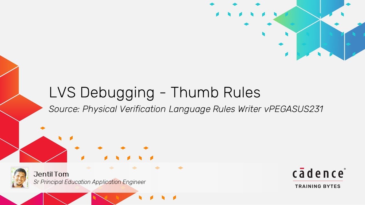LVS Debugging   Thumb Rules