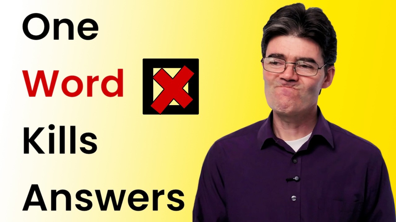 Get Better Answers With ONE Word