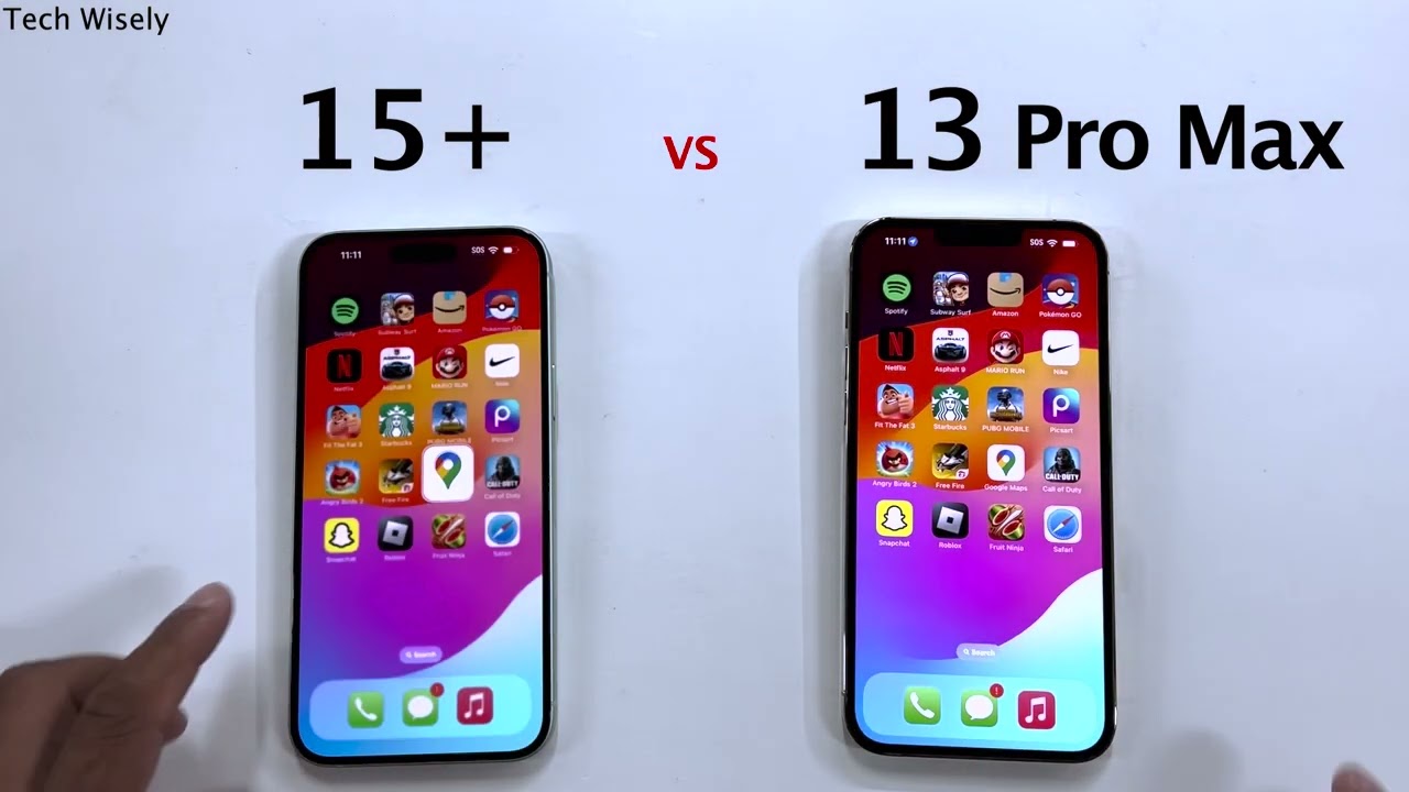 iPhone 15 Plus vs 13 Pro Max - Speed Performance Test