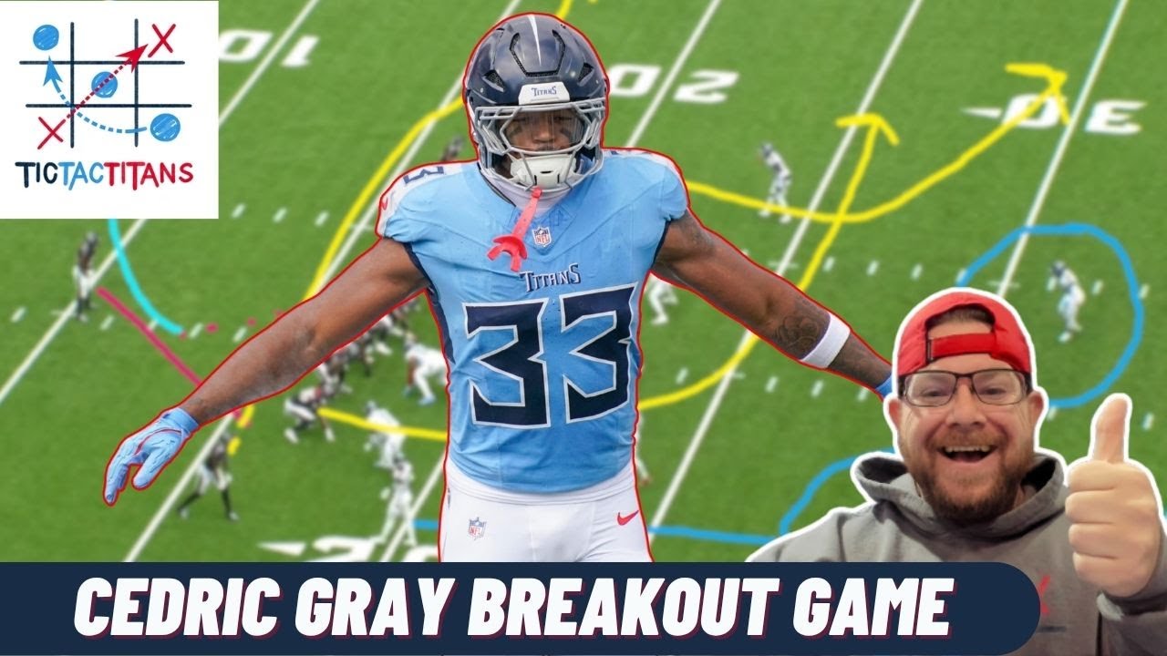 TENNESSEE TITANS FILM BREAKDOWN: Cedric Gray BREAKOUT GAME Against the Houston Texans in Week 4