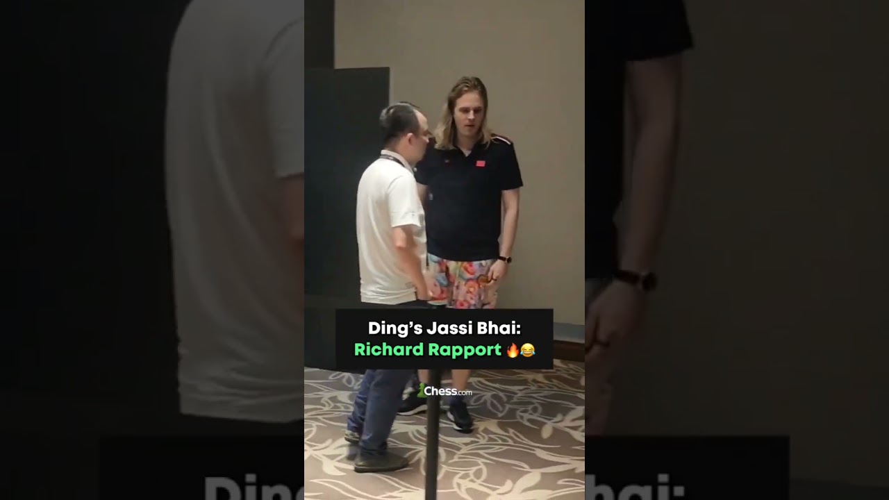 Ding's Jassi Bhai is Richard Rapport #chess #shorts