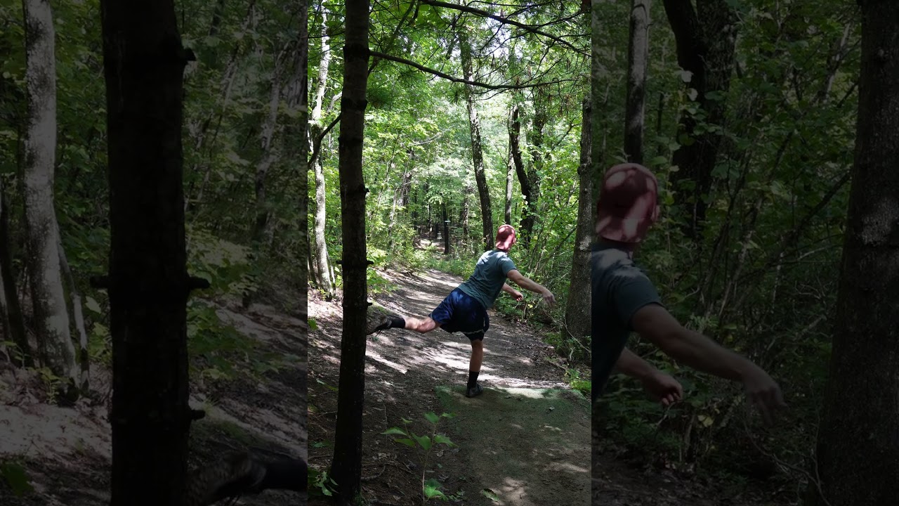 Scary Ace Run  #discgolf #scary