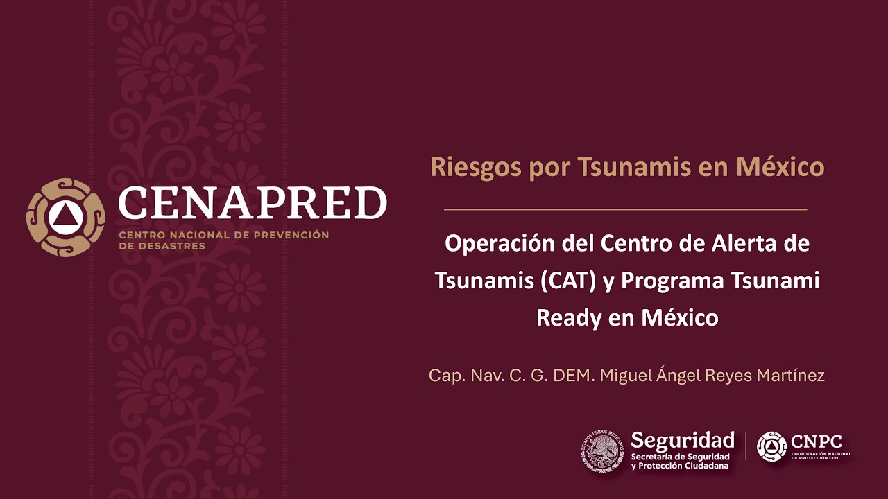 Curso  Riesgo por tsunami en México, Tema 3