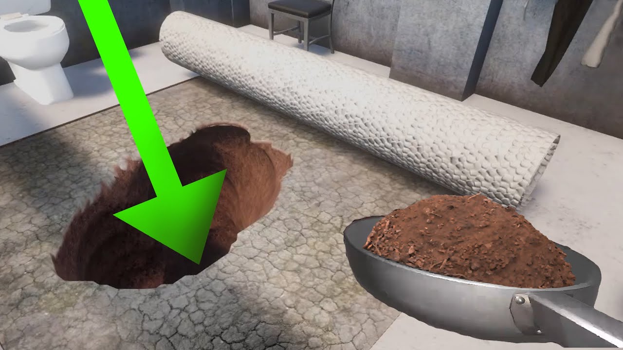 Crusty successfully digs out of prison