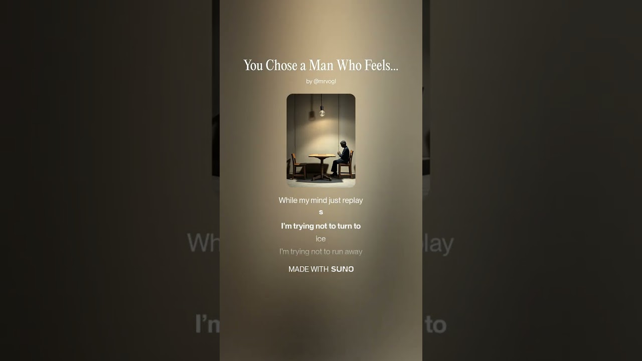 You chose a man that feels too much - Ash and Timber