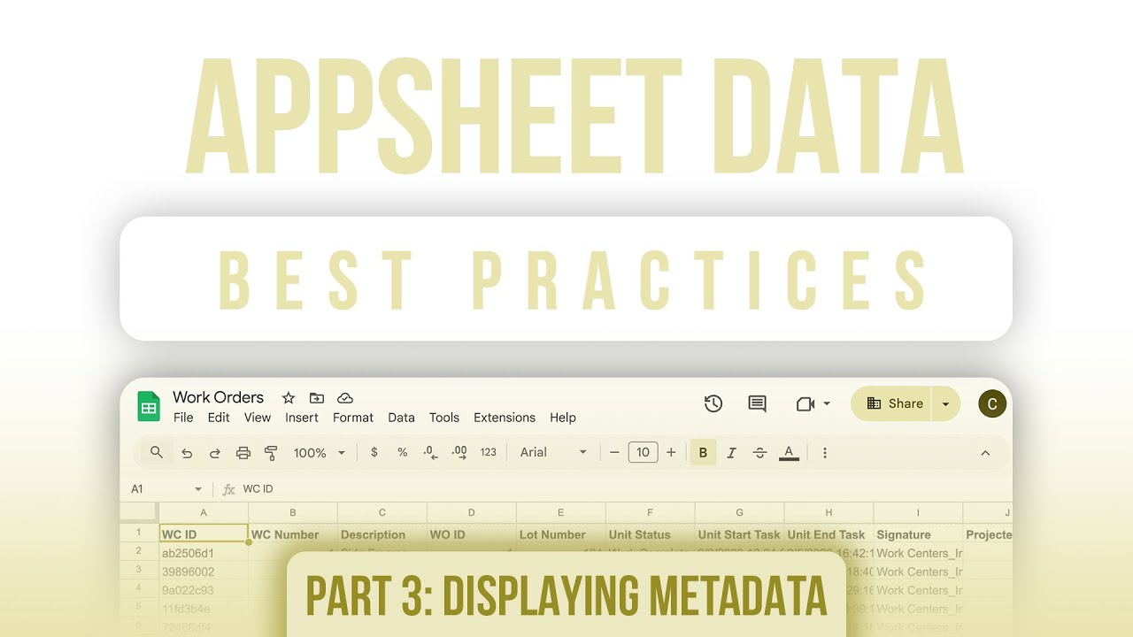 Data Best Practices | Part 3: Displaying Metadata