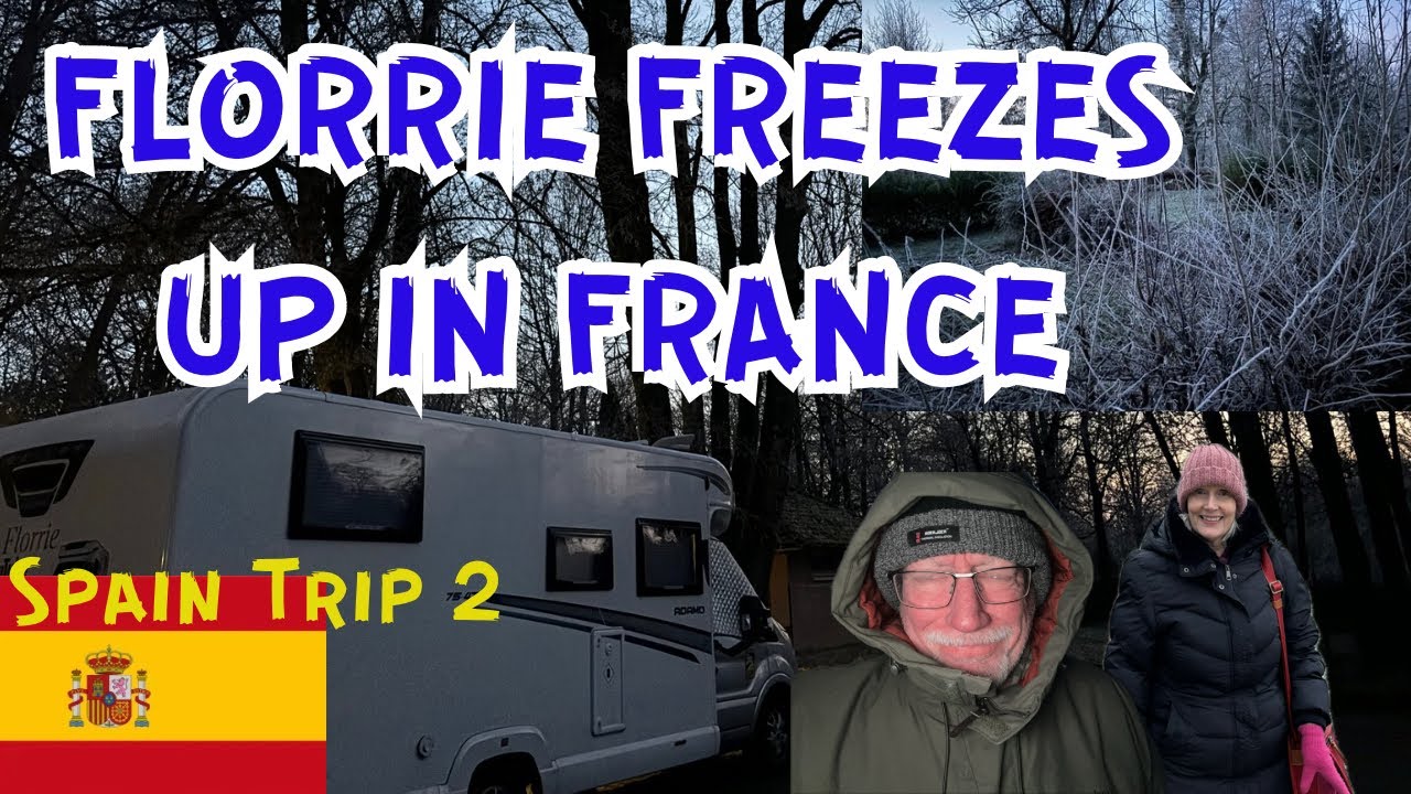 FLORRIE FREEZES UP in CHAMPAGNE and BURGUNDY - Spain Road Trip 2