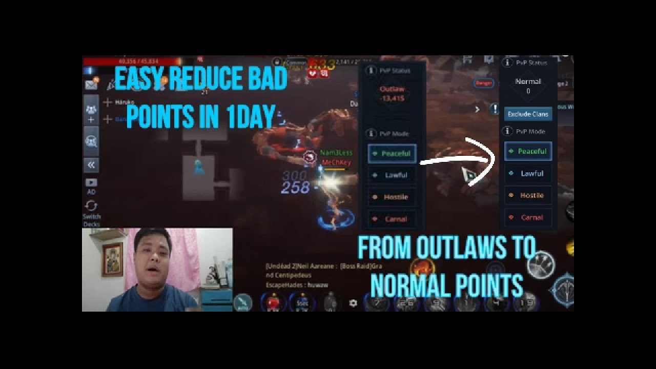 MIR4 - HOW TO REDUCE BAD POINTS SAFER THAN YOU THINK!!