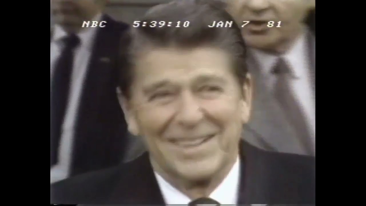 NBC NIGHTLY NEWS TRANSITION AND INAUGURATION REPORTS JANUARY 1981