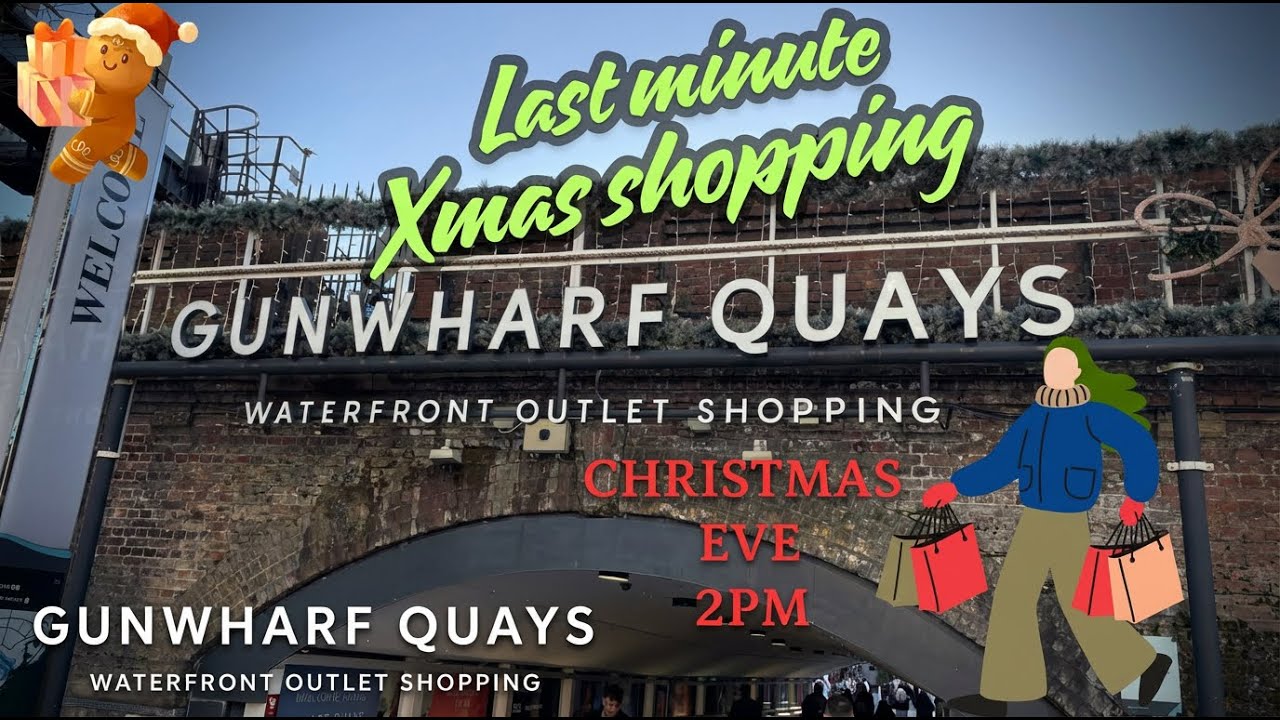 Last Chance Christmas Shopping at Gunwharf Quays Portsmouth!